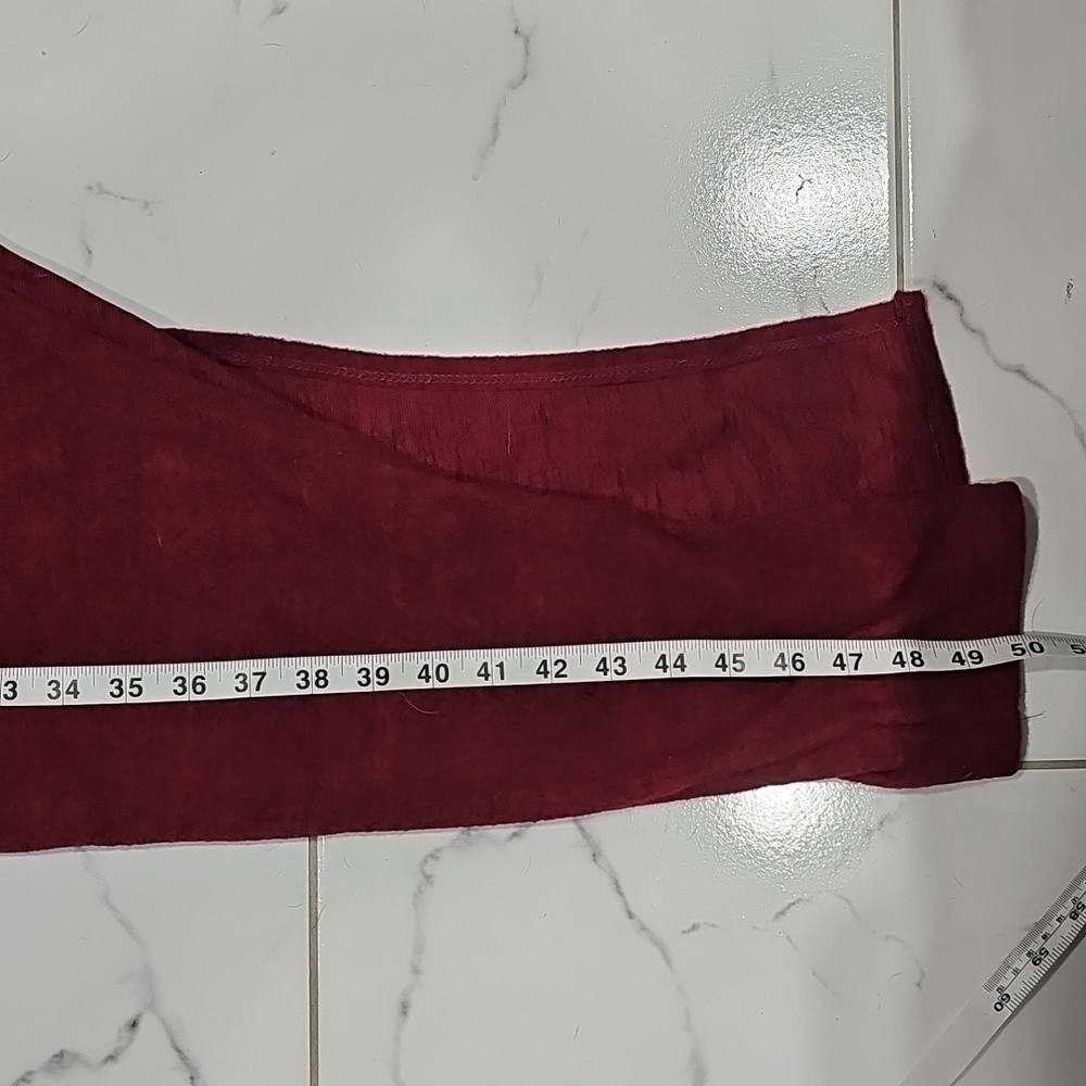 Cleo Dark Maroon Asymmetrical Dress EUC - Picture 12 of 12